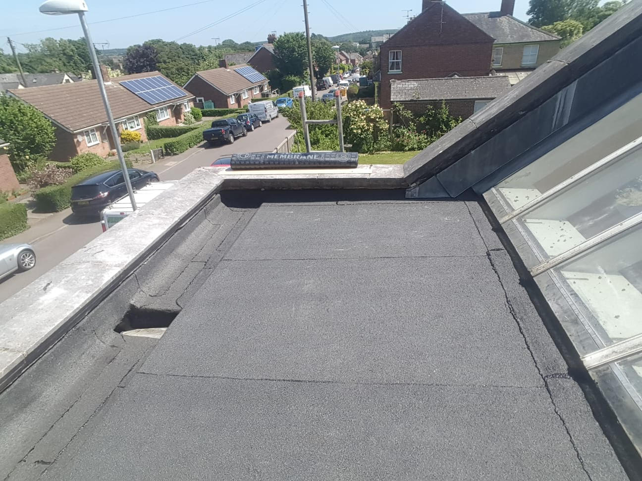 Flat roof installation in Saffron Walden