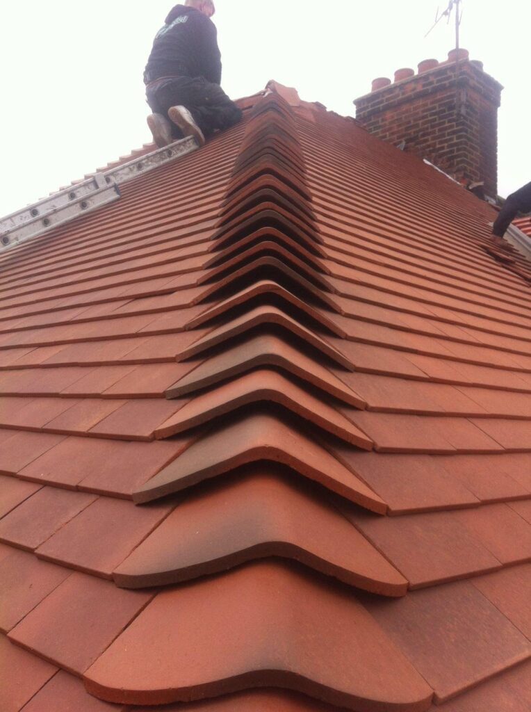 Clay Tile roof installation in Cambridge