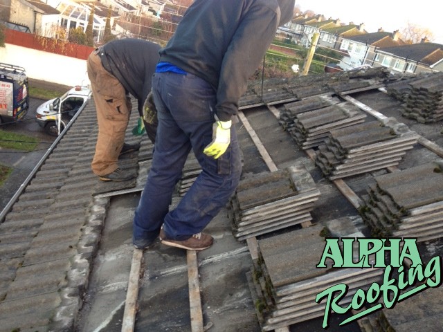Tiled roof repair